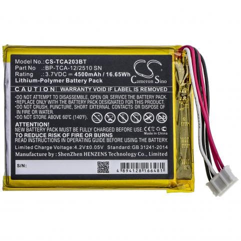 Batterie pour Technicolor BP-TCA-12/2510 SN