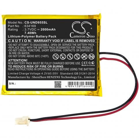 Batterie pour Uniden 634169
