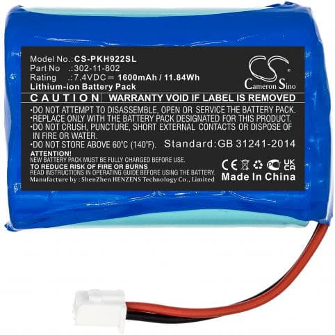 Batterie pour Peaktech 302-11-802