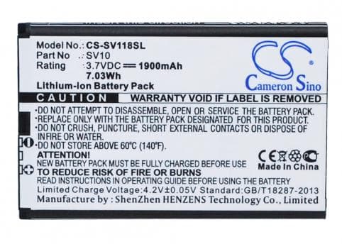 Batterie pour Sieval SV10