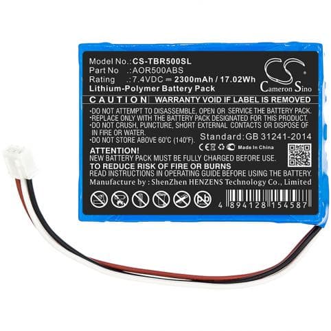 Batterie pour Tribrer AOR500ABS
