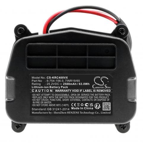 Batterie pour Karcher 9.754-156.0