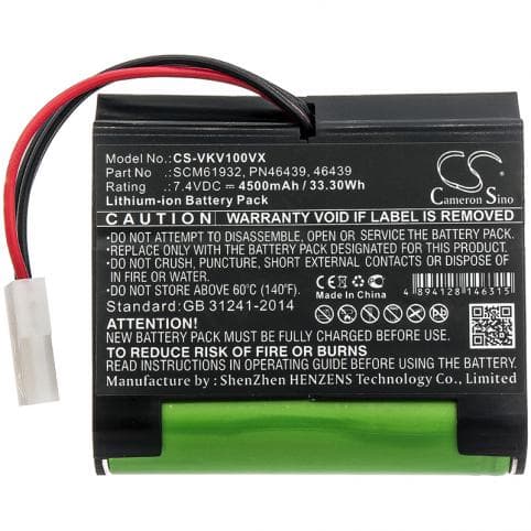 Batterie pour Vorwerk 46439