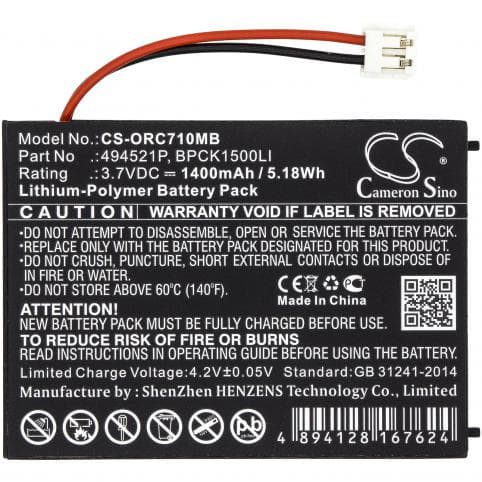 Batterie pour Oricom Secure SC710