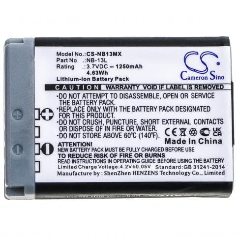 Batterie pour Canon NB-13L