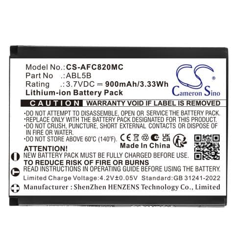Batterie pour Agfaphoto ABL5B
