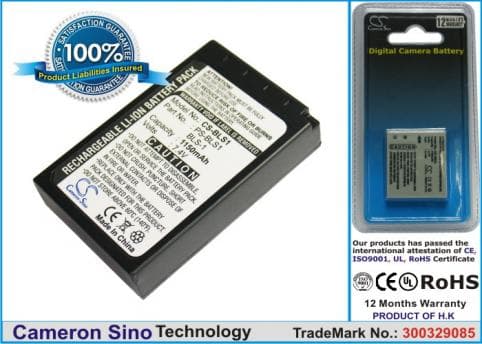 Batterie pour Olympus BLS-1