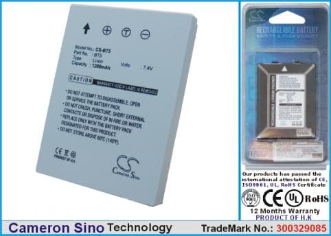 Batterie pour Toshiba GSC-BT5