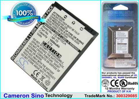 Batterie pour Casio NP-70