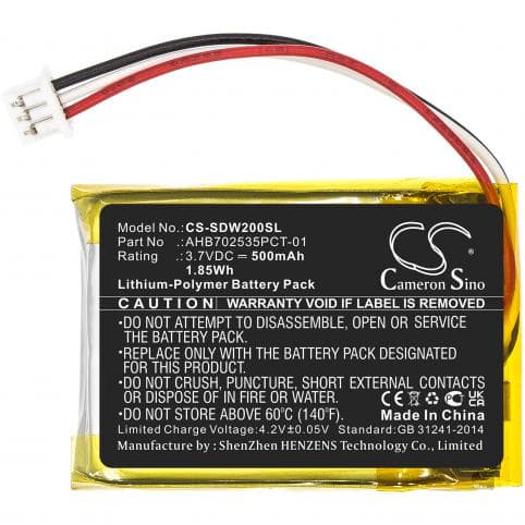 Batterie pour Sennheiser AHB702535PCT-01