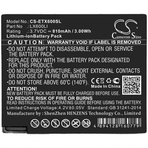 Batterie pour Eartec LX600LI