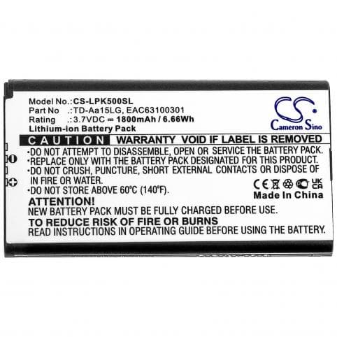 Batterie pour LG TD-Aa15LG