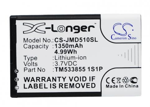 Batterie pour JBL TM533855 1S1P
