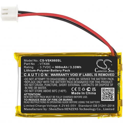 Batterie pour Velocitek VTK86
