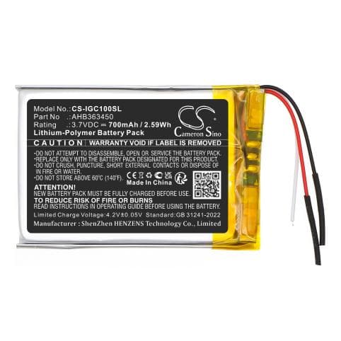 Batterie pour Igpsport AHB363450