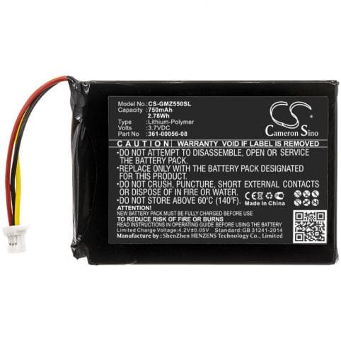 Batterie pour Garmin 361-00056-08