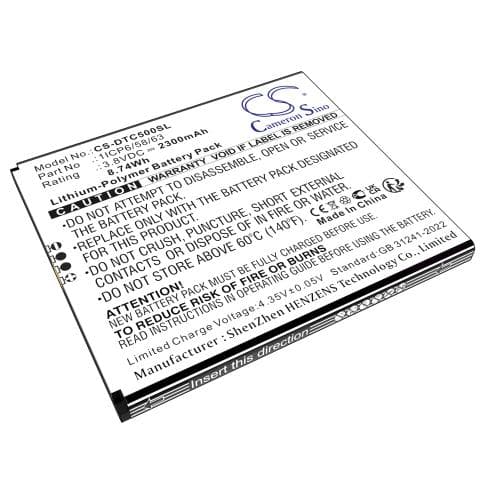 Batterie pour Datecs 1ICP6/58/63
