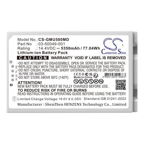 Batterie pour GE 03-50049-001