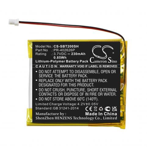 Batterie pour Suunto PR-402626P