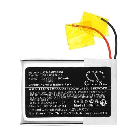 Batterie pour Garmin 361-00126-00