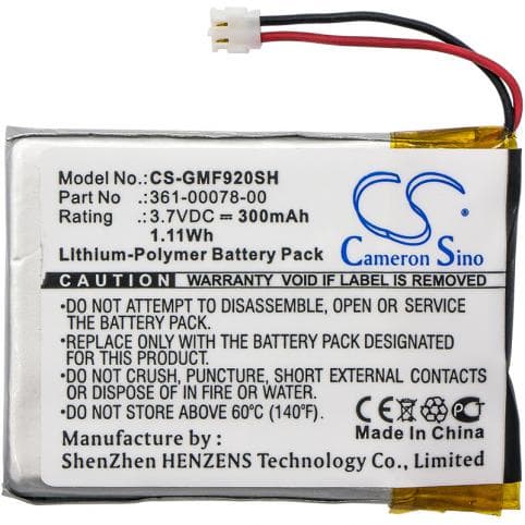 Batterie pour Garmin 361-00078-00