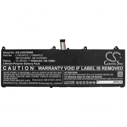 Batterie pour Lenovo L19C4PC3