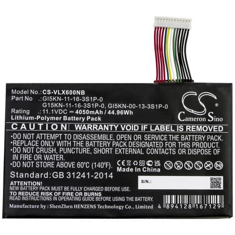 Batterie pour Hasee G15KN-11-16-3S1P-0