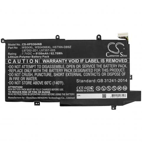 Batterie pour HP WS04XL