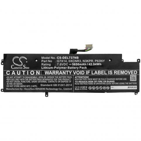 Batterie pour Dell G7X14