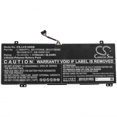 Batterie pour Lenovo L18M4PF4