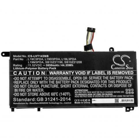 Batterie pour Lenovo L19C3PDA