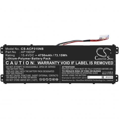Batterie pour Acer AP19D5P