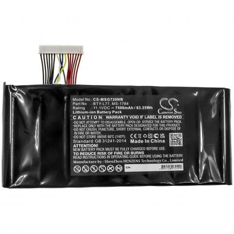 Batterie pour MSI BTY-L77