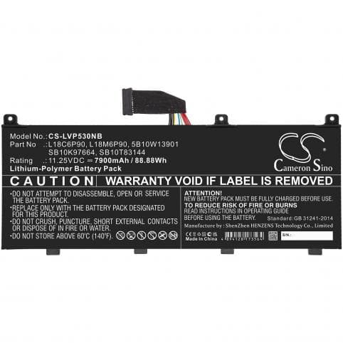 Batterie pour Lenovo L18C6P90