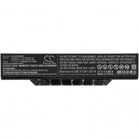 Batterie pour Clevo N350BAT-6