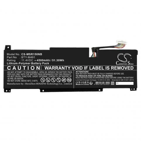 Batterie pour MSI bty-m491