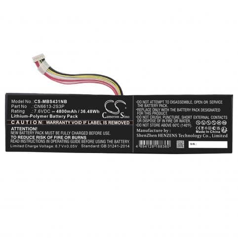 Batterie pour Maibenben CN6613-2S3P