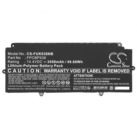Batterie pour Fujitsu FPCBP536