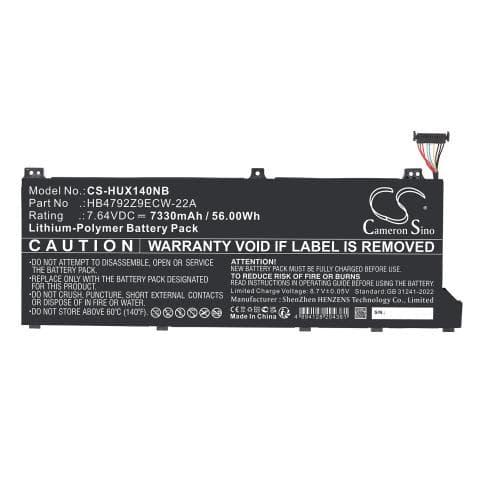 Batterie pour Honor HB4792Z9ECW-22A