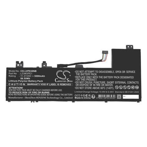 Batterie pour Lenovo 5B11M74074