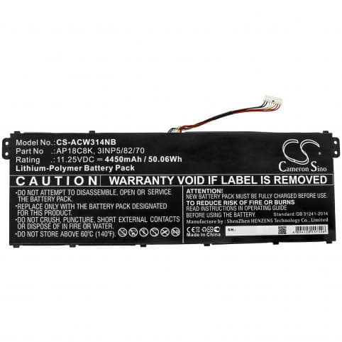 Batterie pour Acer KT00304012