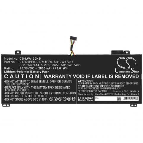 Batterie pour Lenovo 5B10R38650