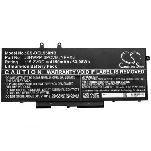 Batterie pour Dell 3HWPP
