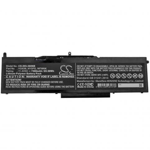 Batterie pour Dell NY5PG