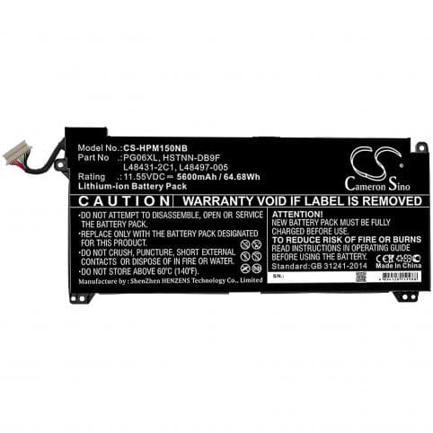 Batterie pour HP HSTNN-DB9F