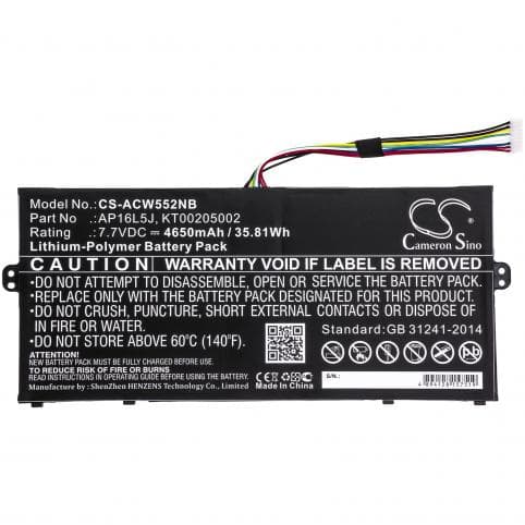 Batterie pour Acer AP16L5J