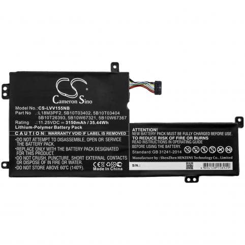Batterie pour Lenovo 5b10t03401
