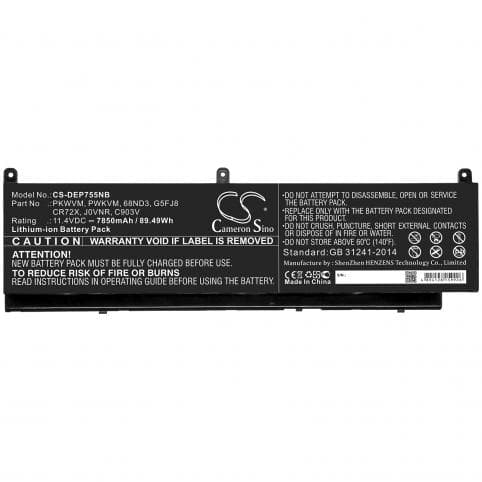 Batterie pour Dell C903V