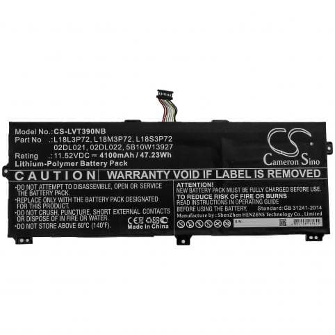 Batterie pour Lenovo *thinkpad X390 20q0003nfr