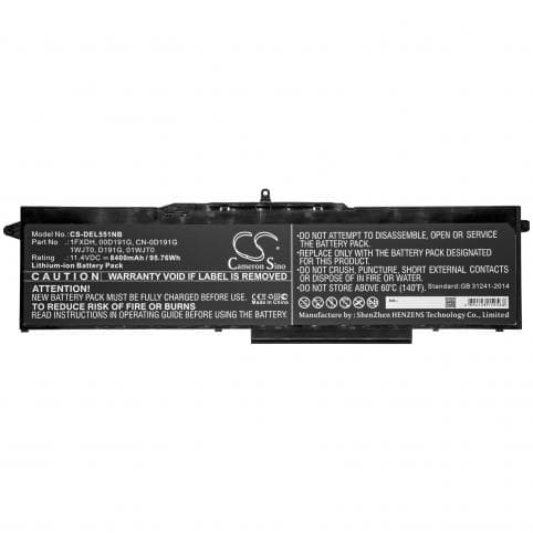 Batterie pour Dell 01WJT0